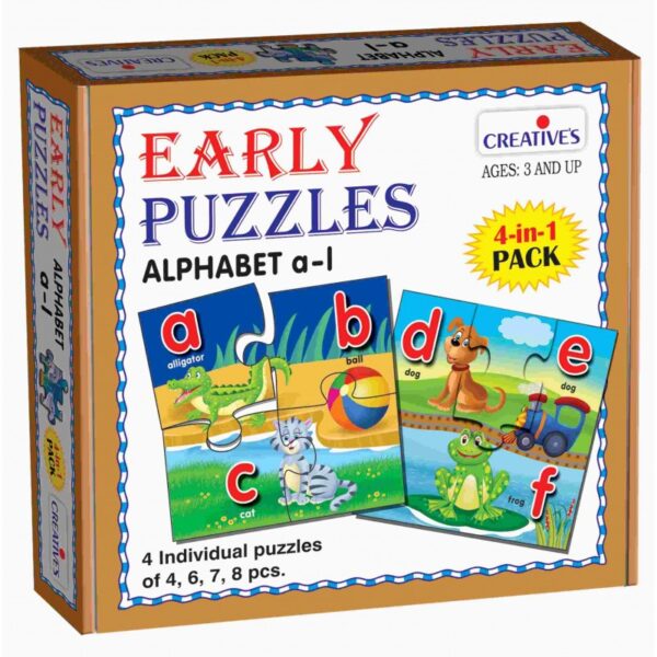 Creative's- Early Puzzles Alphabet a to i