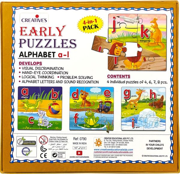 Creative's-Early Puzzles Alphabet a to l