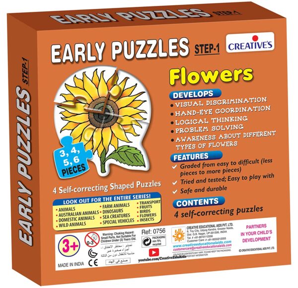 Creative's- Early Puzzles – Flowers