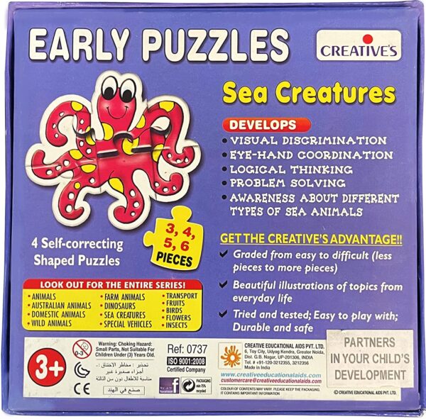 Creative's- Early Puzzles – Sea Creatures