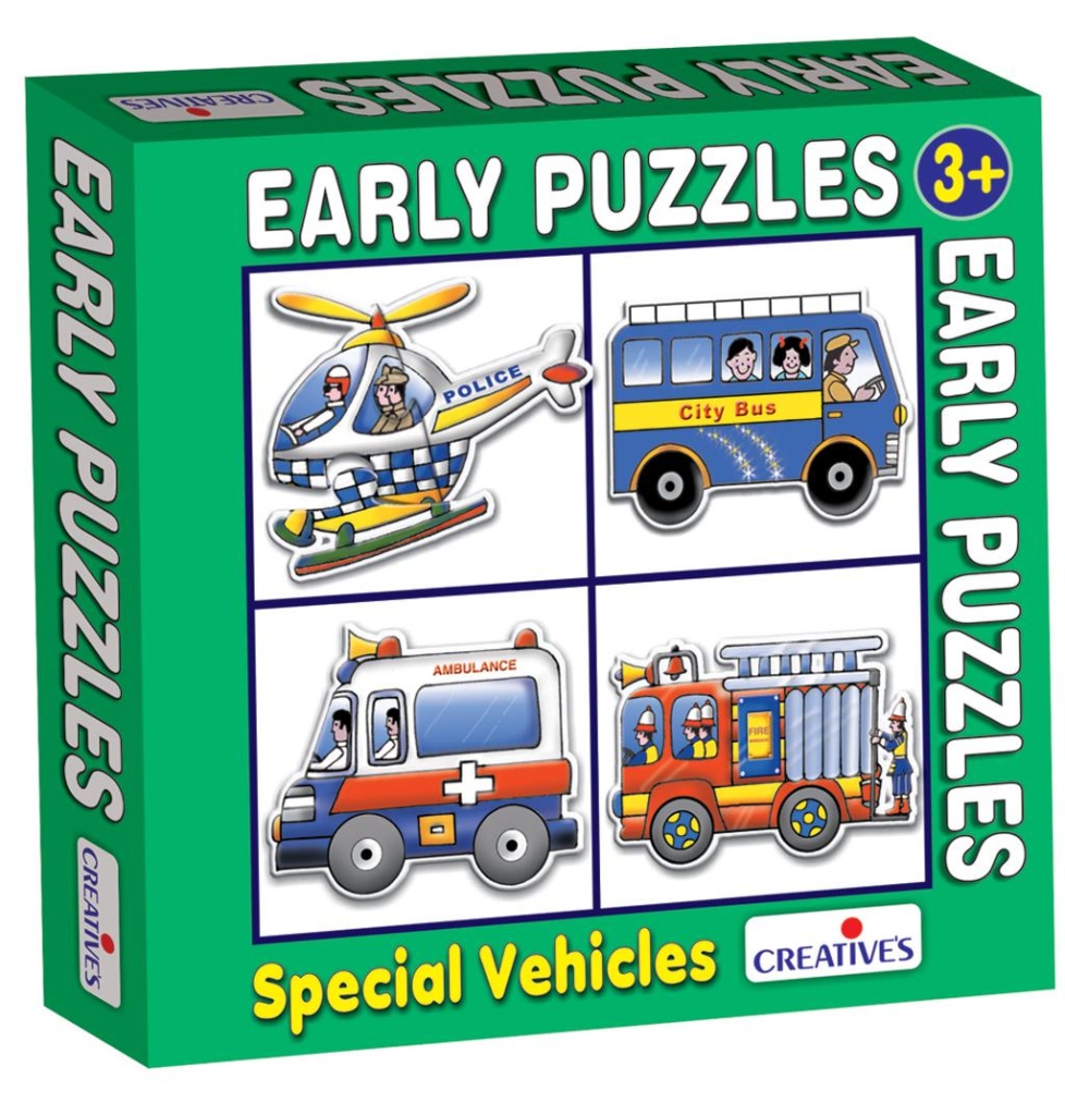 Creative's- Early Puzzles – Special Vehicles