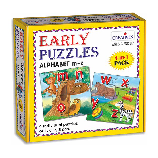 Creative's- Early Puzzles Alphabet M to Z