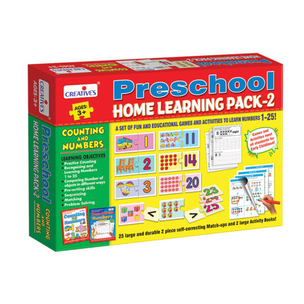 Creative's- Preschool Home Learning Pack- 2 “ Counting & Numbers”