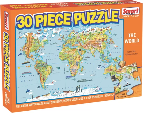 30 Piece Puzzle The World