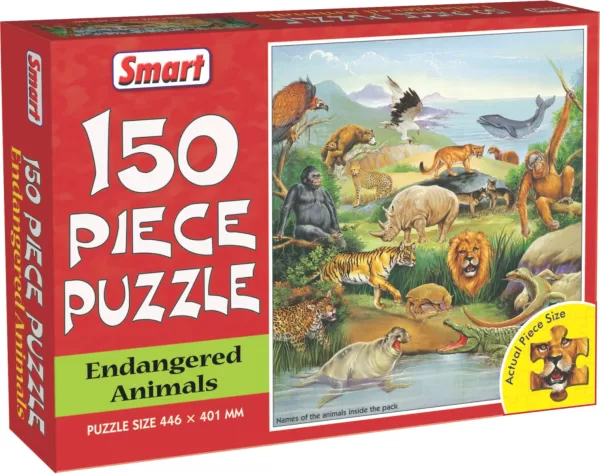 150 Piece Puzzle Endangered Animals