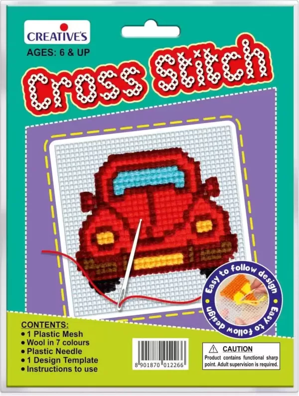 cross stitch car