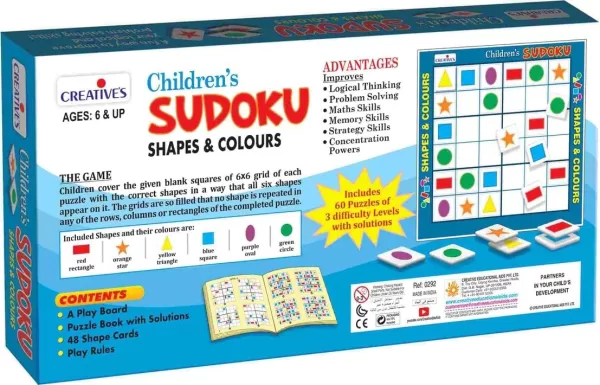 Children's Educational Sudoku Shapes