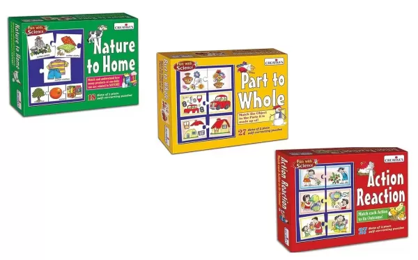 Creative's Action Reaction, Part to Whole & Nature to Home Combo Pack Sets of 3 Box