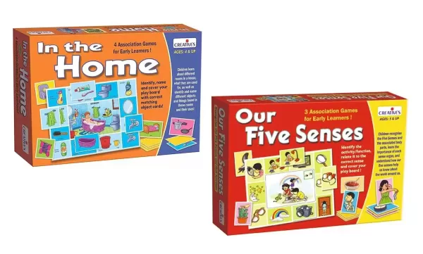 Creative's in The Home & Our Five Senses Combo Pack of 2