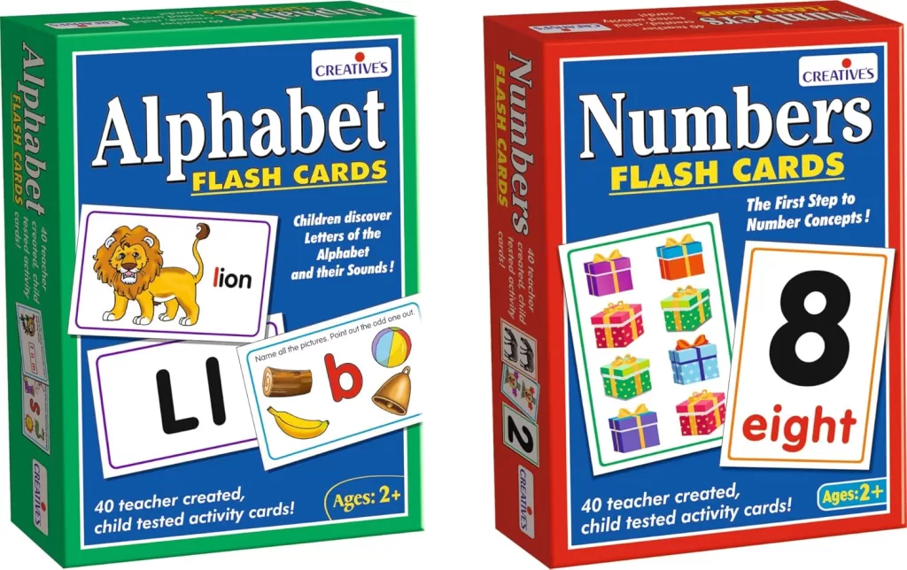 Creative's Alphabets & Numbers Educational Flash Cards