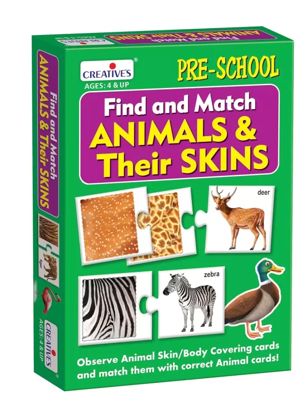 Creative's Match & Make Words & Find and Match Animals & Their Skins