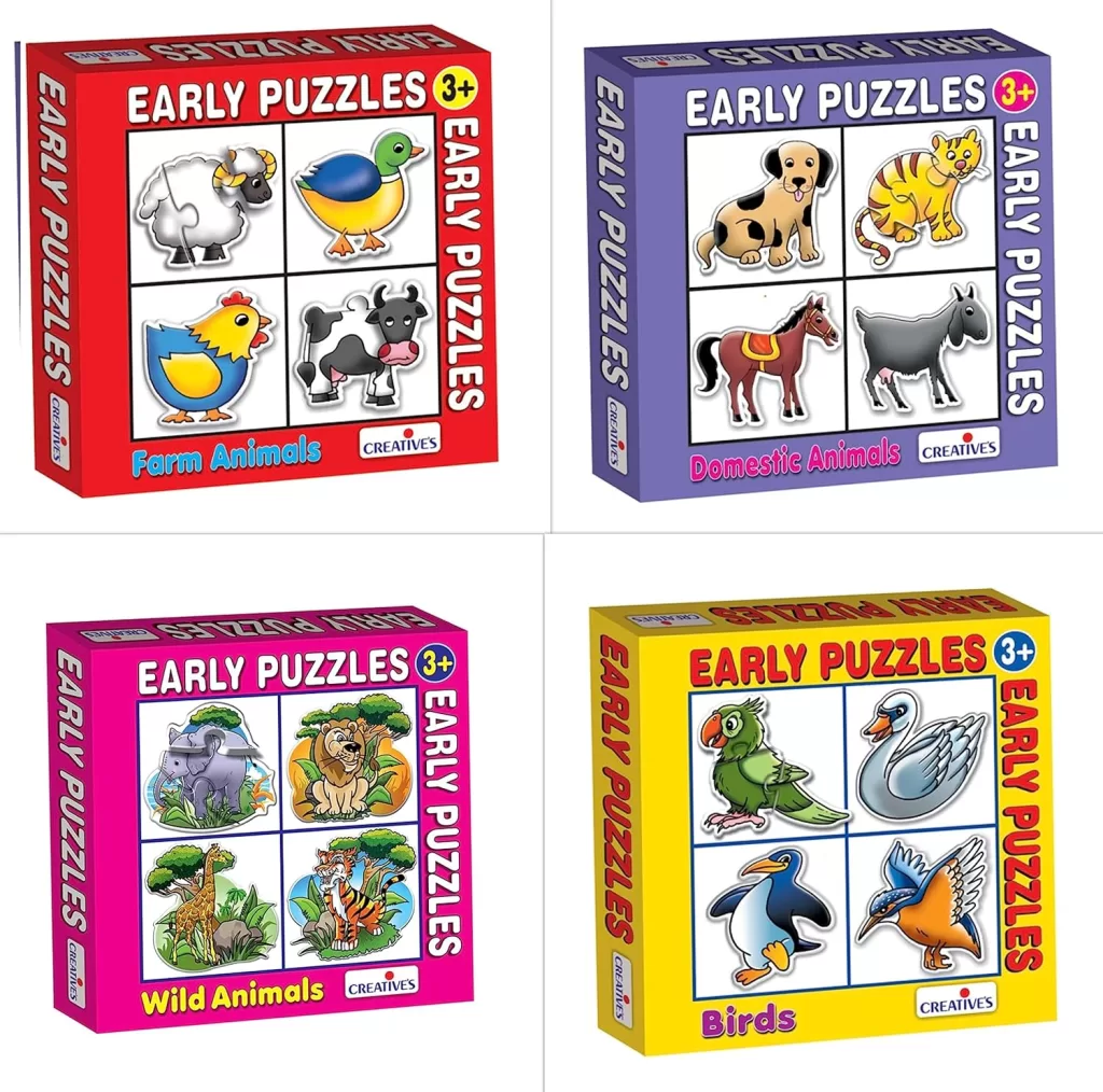 Creative's Early Puzzles Combo Pack Sets of 4