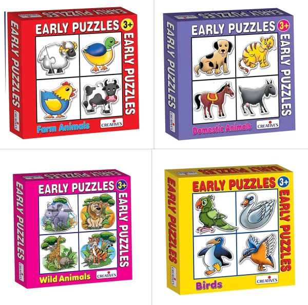 Creative's Early Puzzles Combo Pack Sets of 4