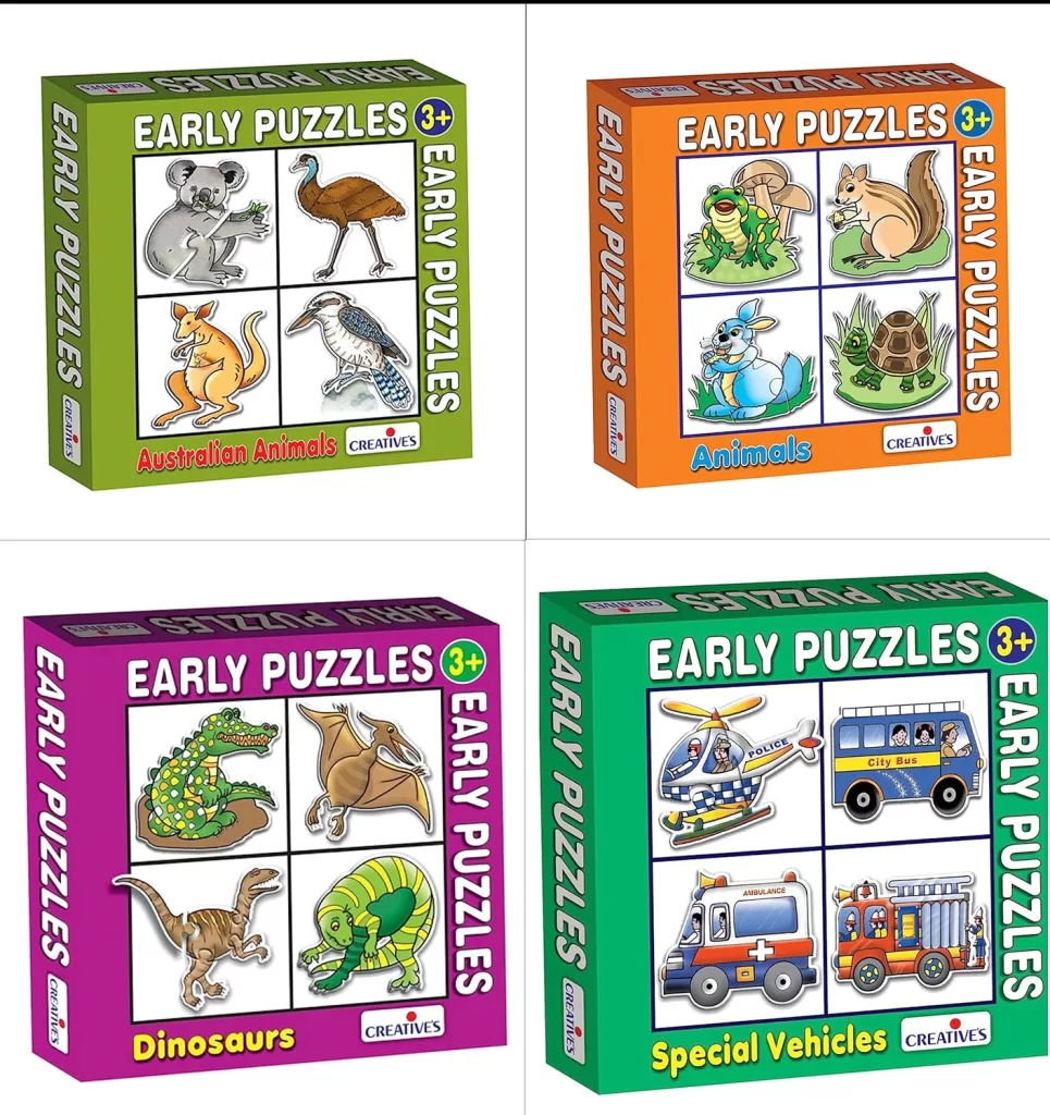 Creative's Early Puzzles Combo Pack Sets of 4